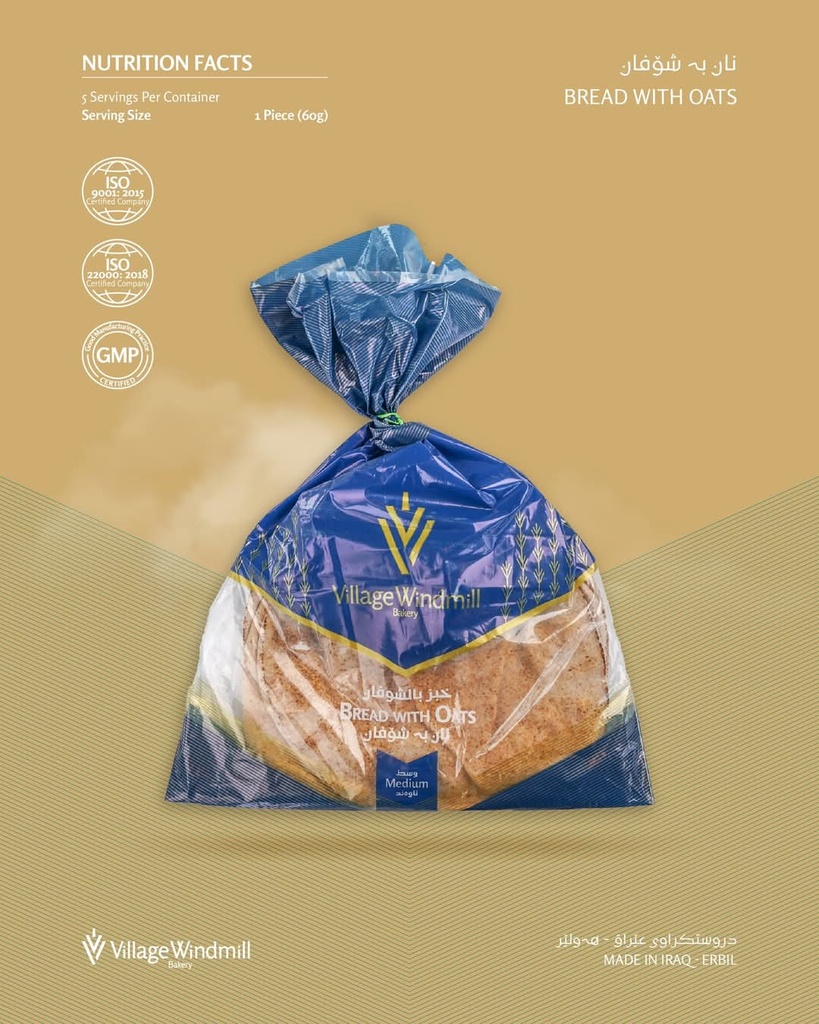 Oats Bread 25cm*5 GA
